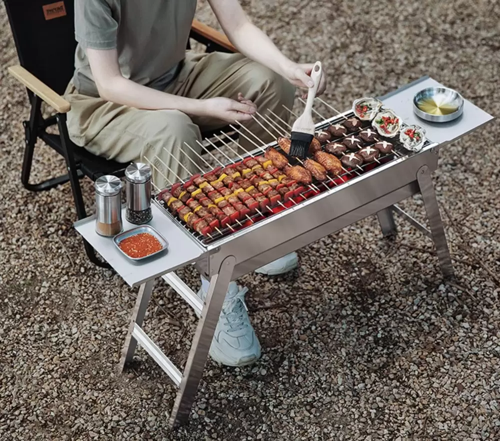 極簡折疊木炭燒烤爐