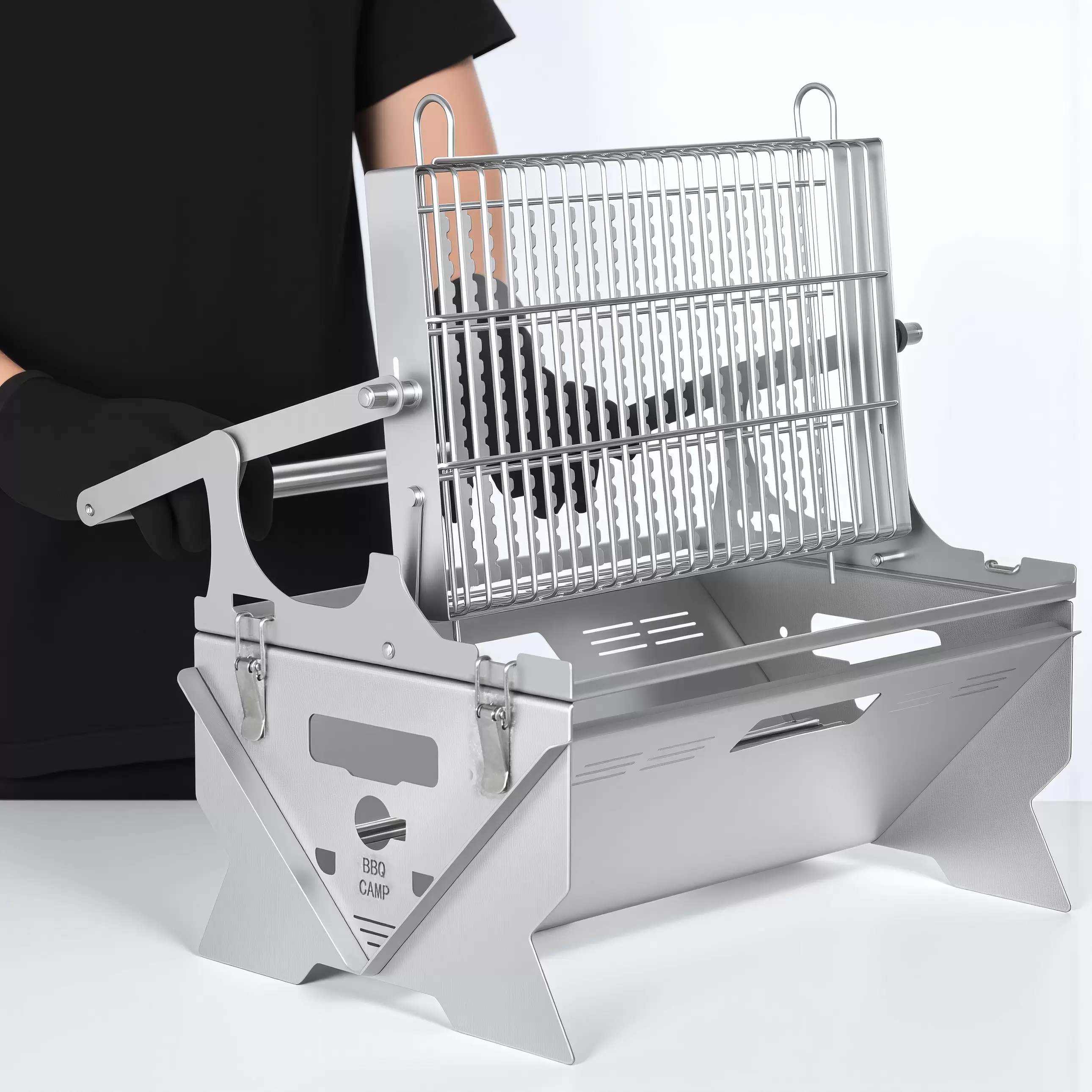 最大程度提升風味：戶外使用折疊式燒烤架和旋轉烤肉架的技巧