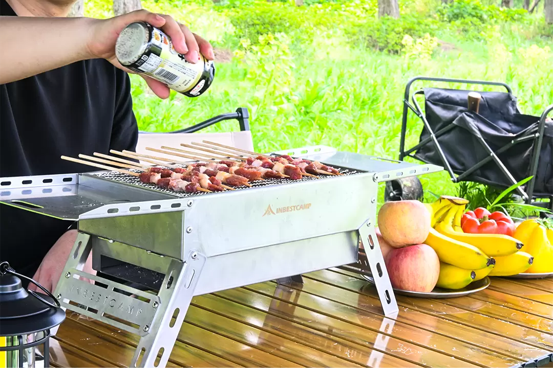 適合小空間的可折疊木炭烤架 適合小空間的可折疊木炭烤架