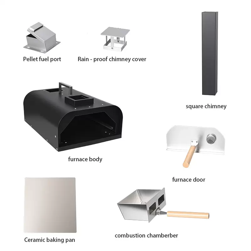 戶外便攜式鑄鐵披薩烤箱