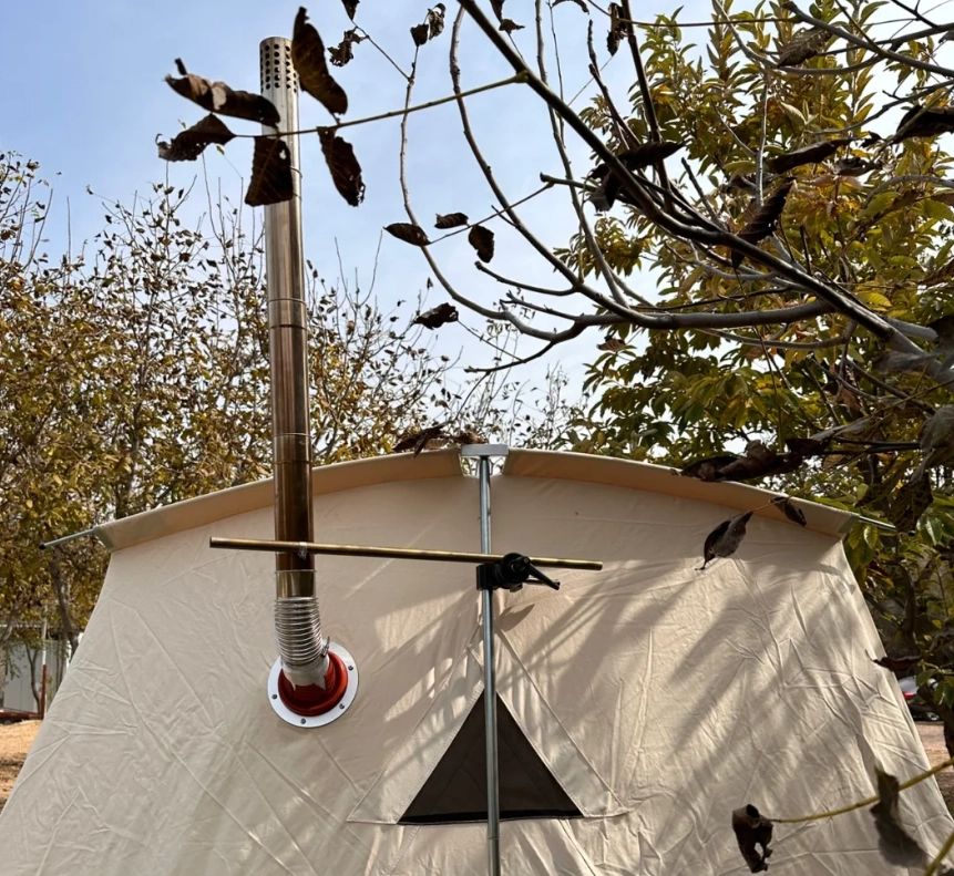 如何在帆布帳篷爐上安裝煙道管－2025 年逐步指南  