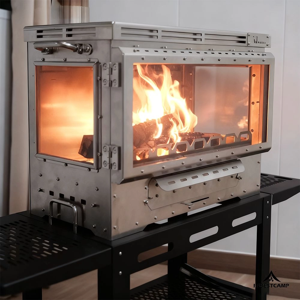 適用於團體露營的集取暖、烹飪和安全於一體的帳篷爐設計 適用於團體露營的集取暖、烹飪和安全於一體的帳篷爐設計